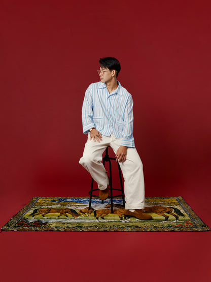 Pajama Shirt / Blue