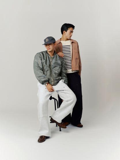 Double-Knee Sweatpants / Black