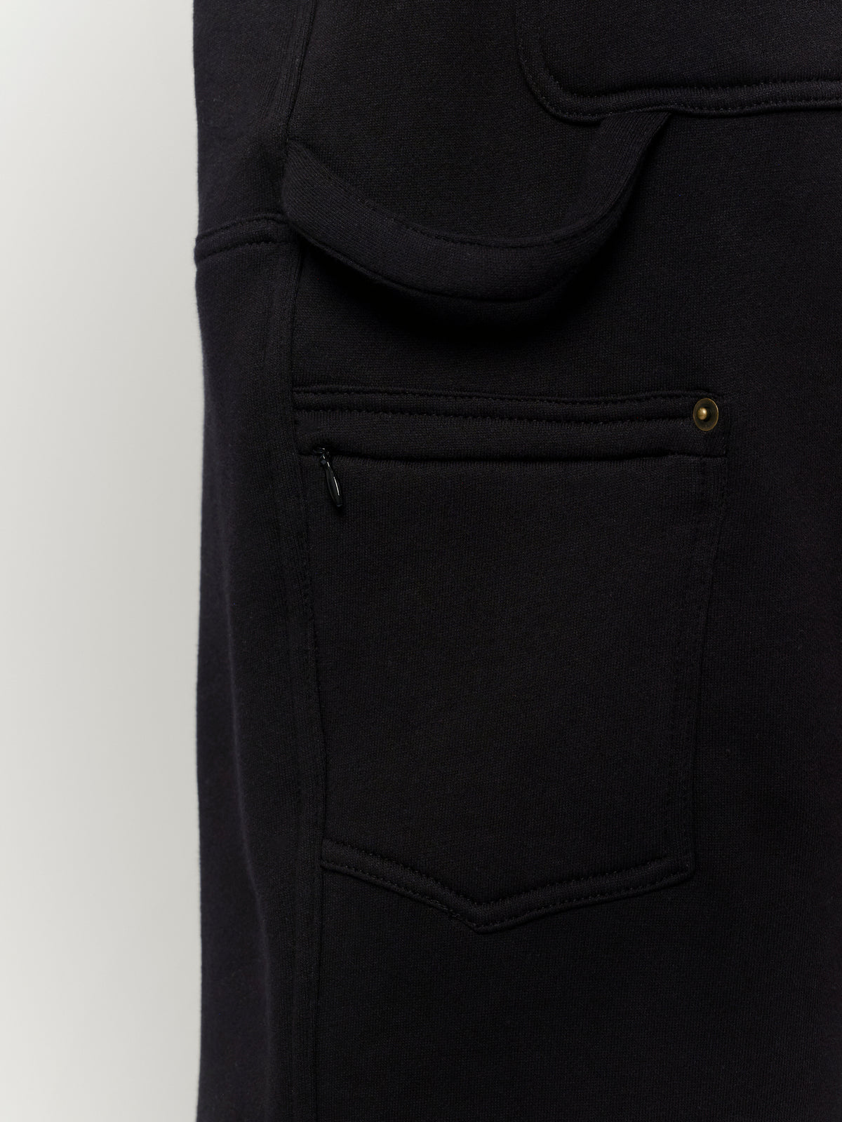 Double-Knee Sweatpants / Black