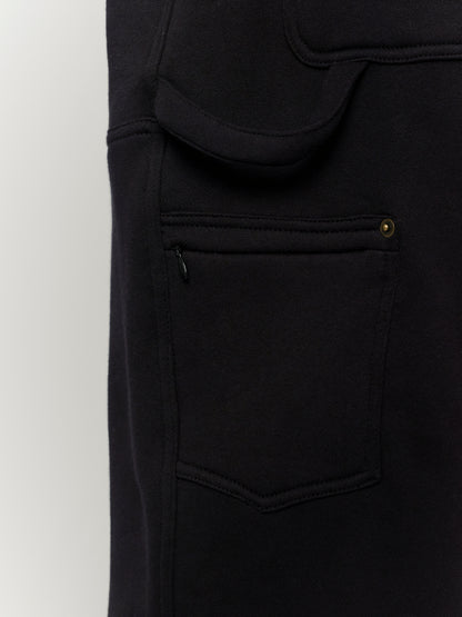 Double-Knee Sweatpants / Black