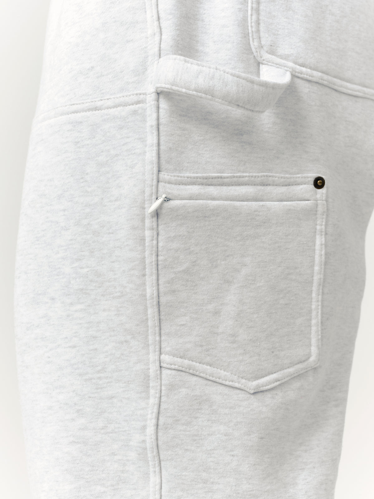 Double-Knee Sweatpants / Gray