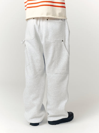 Double-Knee Sweatpants / Gray