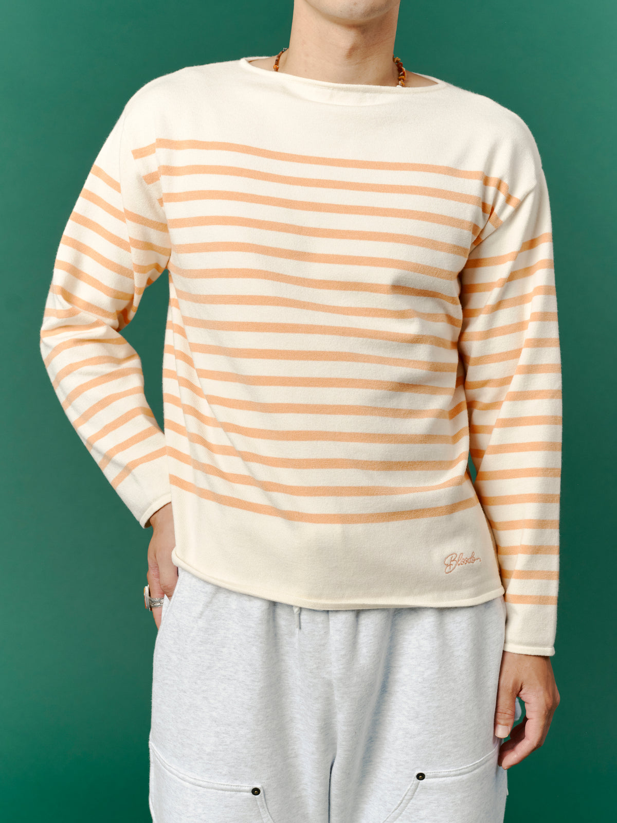 Border Knit / Orange
