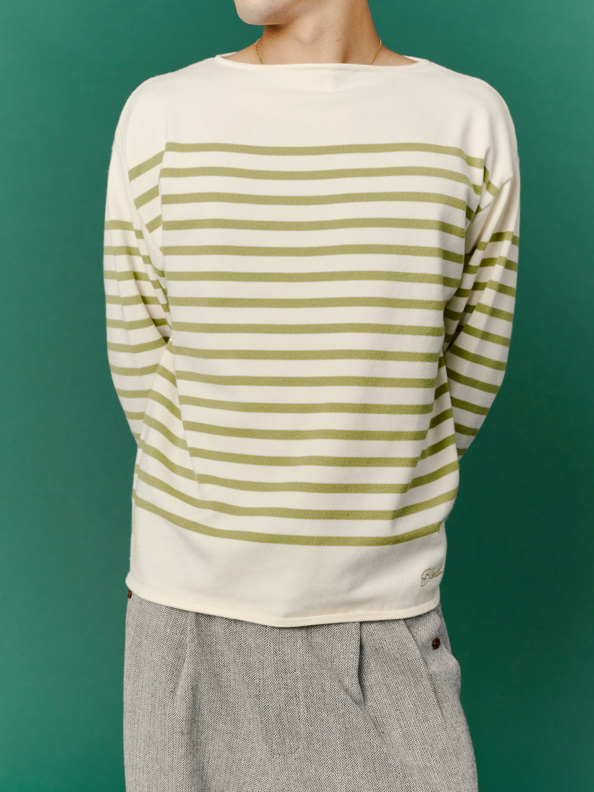 Border Knit / Green