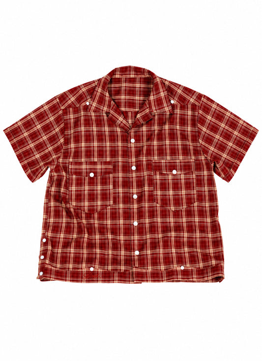 Open Color Shirt / Bordeaux