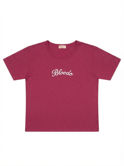 FRONT LOGO T / Bordeaux