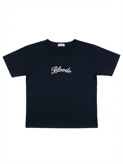 FRONT LOGO T / Navy