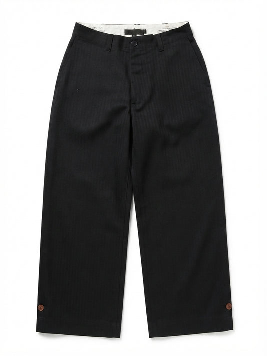 Herringbone Field Trousers / Black