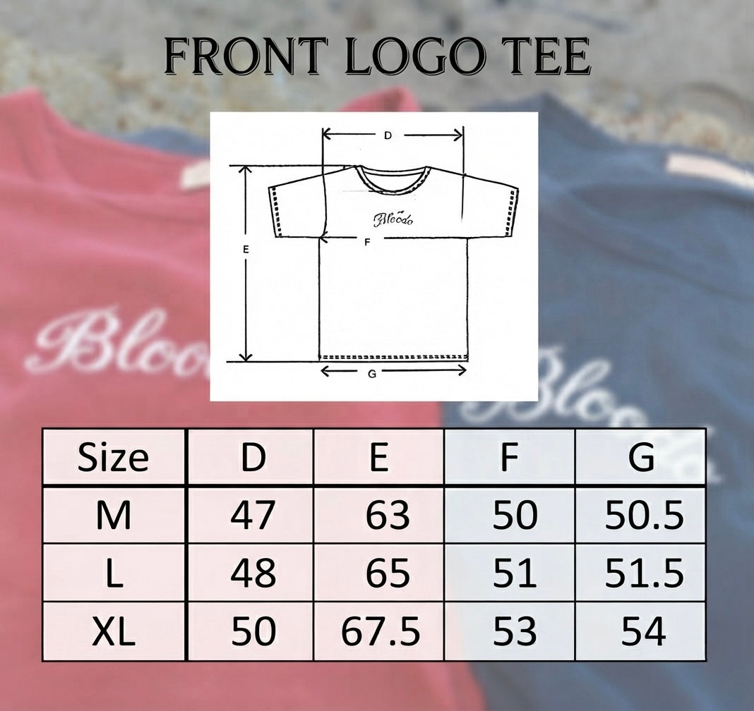 FRONT LOGO T / Bordeaux
