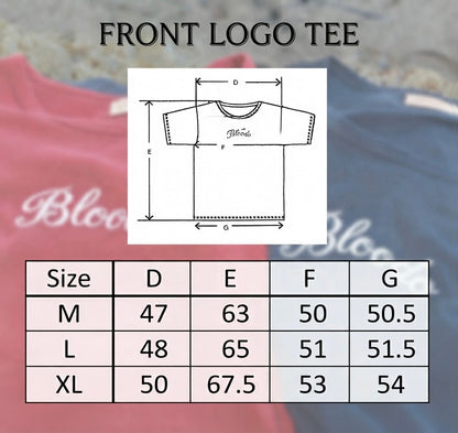 FRONT LOGO T / Bordeaux