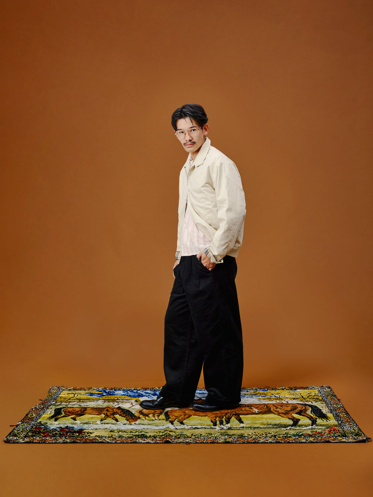 Corduroy Pants / Black