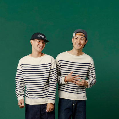 Border Knit / Navy