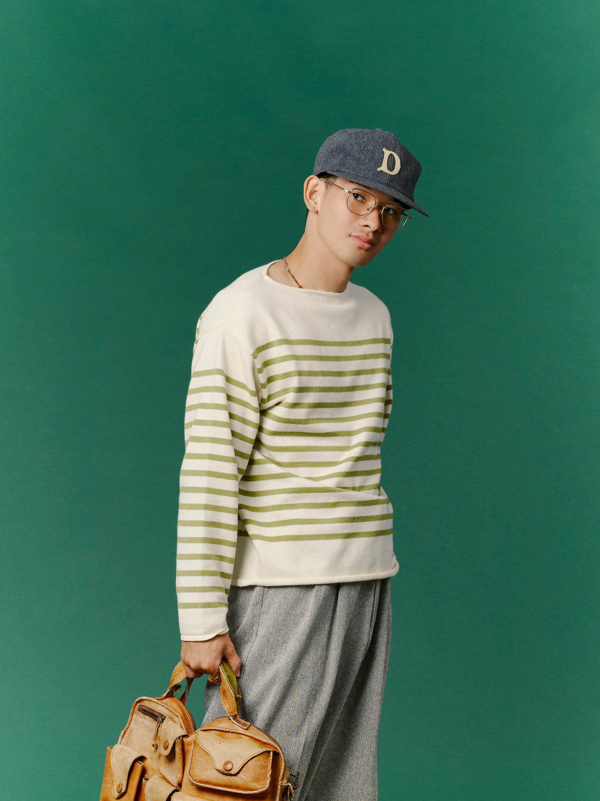 Border Knit / Green