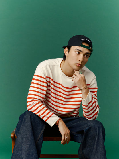 Border Knit / Red