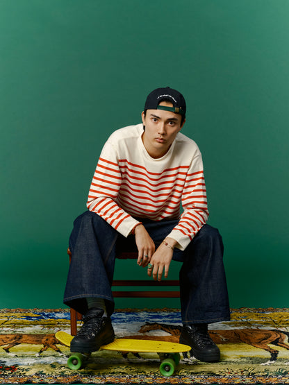 Border Knit / Red
