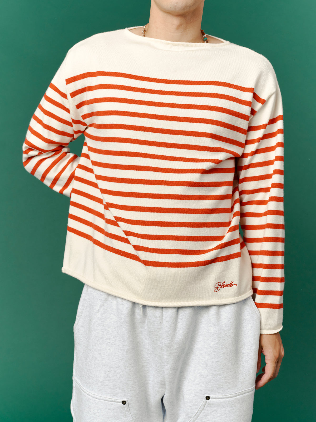 Border Knit / Red